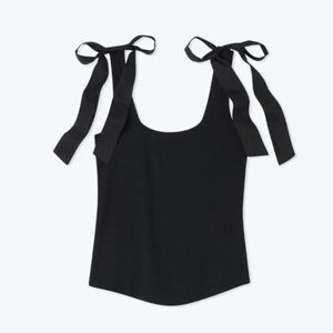 Summersalt The Softest Ribbed Tie Shoulder Tank Size XS